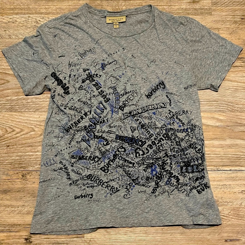Burberry Doodle Print Tee